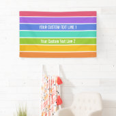 Rainbow Colors Custom Banner (Insitu)