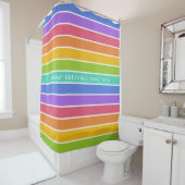 Rainbow Colors Custom Duschvorhang (Beispiel)