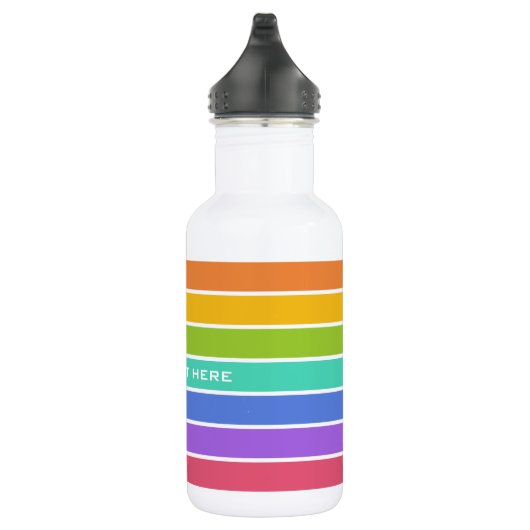 Rainbow Colors custom Edelstahlflasche (Rechts)