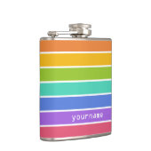 Rainbow Colors custom flask Flachmann (Rechts)