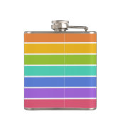 Rainbow Colors custom flask Flachmann (Rückseite)