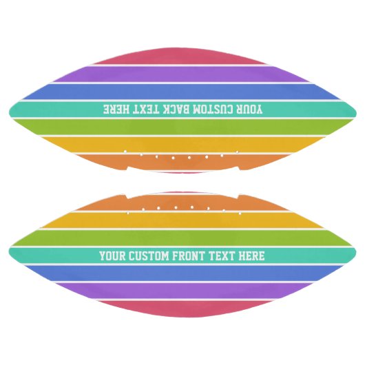 Rainbow Colors Custom Football (Paneele)