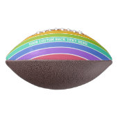 Rainbow Colors Custom Football (Gedreht 90)