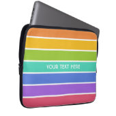 Rainbow Colors Custom Laptop Ärmel Laptopschutzhülle (Vorne Rechts)