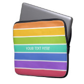 Rainbow Colors Custom Laptop Ärmel Laptopschutzhülle (Vorderseite Links)
