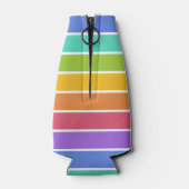 Rainbow Colors custom monogram Flaschenkühler (Rückseite)