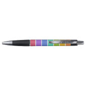 Rainbow Colors custom Monogram Pens Kugelschreiber (Rückseite)