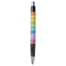 Rainbow Colors custom Monogram Pens Kugelschreiber