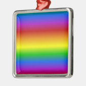 Rainbow Colors Custom Ornament Aus Metall (Links)