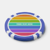 Rainbow Colors Custom Poker Chips (Einzeln)