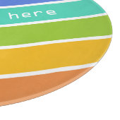 Rainbow Colors Custom Schneidebretter Schneidebrett (Ecke)