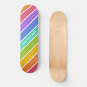 Rainbow Colors Custom Skateboards (Vorderseite)