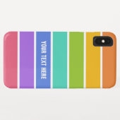 Rainbow Colors Custom Text Phone cases (Rückseite (Horizontal))