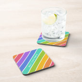 Rainbow Colors Custom Untersetzer (Rechte Seite)
