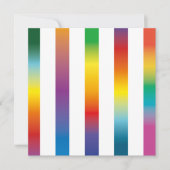 Rainbow Colors Einladung (Vorderseite)