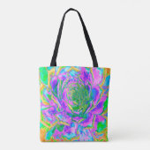 Rainbow Colors Fiesta Succulent Sedum Rosette Tasche (Rückseite)