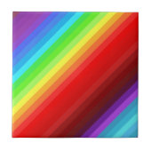 Rainbow Colors Flag Keramik Tile Colorful Fliese (Vorderseite)