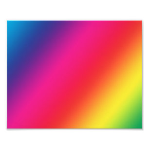 Rainbow Colors Foto Print