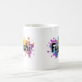 Rainbow Colors Fujoshi Slogan Kaffeetasse (Mittel)
