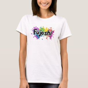 Rainbow Colors Fujoshi Slogan T-Shirt