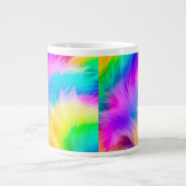 Rainbow Colors Fur Design-75293 Jumbo-Tasse (Vorderseite)