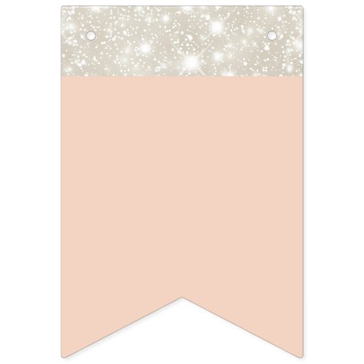 Rainbow Colors Glitzer Birthday Wimpelkette (Zweite Fahne)