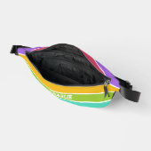 Rainbow Colors individuelle Name Bauchtasche (Offen)