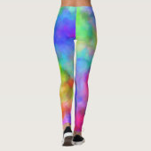 Rainbow Colors Individuelle Name Leggings (Rückseite)