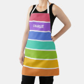 Rainbow Colors individuelle Name Schürze (InSitu)