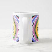 Rainbow Colors Jumbo-Tasse (Rückseite)