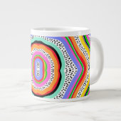 Rainbow Colors Jumbo-Tasse (Vorderseite Rechts)