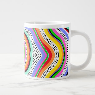 Rainbow Colors Jumbo-Tasse