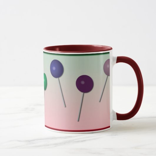 Rainbow Colors Lollipop Tasse (Rechts)