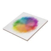 Rainbow Colors Moderne Abstrakte Vorlage Elegant Fliese (Seite)