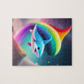 Rainbow Colors Niedlich Shark Puzzle (Horizontal)