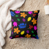 Rainbow Colors of Autumn Throw Cushion Kissen (Decke)