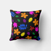 Rainbow Colors of Autumn Throw Cushion Kissen (Rückseite)