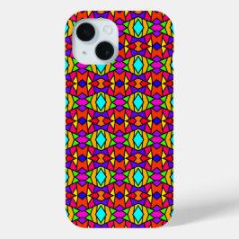 Rainbow Colors Patchwork Geometrisches Wiederholmu Case-Mate iPhone Hülle