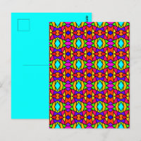 Rainbow Colors Patchwork Geometrisches Wiederholmu