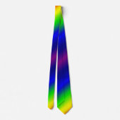 Rainbow Colors Pattern Krawatte (Rückseite)
