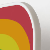 Rainbow Colors Personalisiert Pickleball Schläger (Linke Seite)