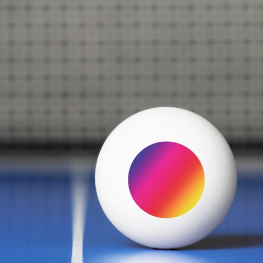 Rainbow Colors Ping Pong Ball Tischtennisball (Netto)