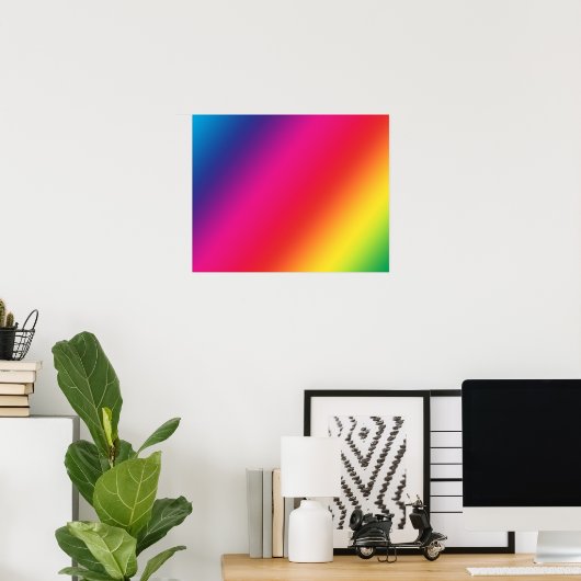 Rainbow Colors Poster (Heimbüro)