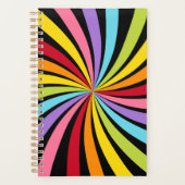 Rainbow Colors Print Planner Notebook Planer (Vorderseite)