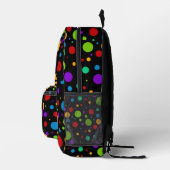 Rainbow Colors Punkt Bedruckter Rucksack (Rechts)