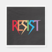 Rainbow Colors Residence Paper Napkin Serviette (Vorderseite)