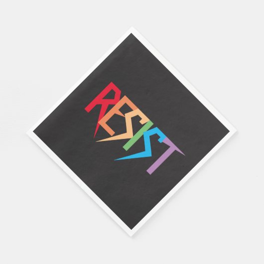 Rainbow Colors Residence Paper Napkin Serviette (Ecke)