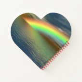 Rainbow Colors Sea Ocean Funkelnd Notebook Notizblock (Rückseite)