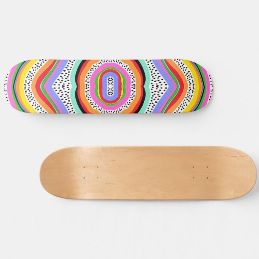 Rainbow Colors Skateboard (Horizontal)