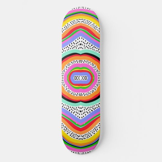 Rainbow Colors Skateboard (Vorderseite)